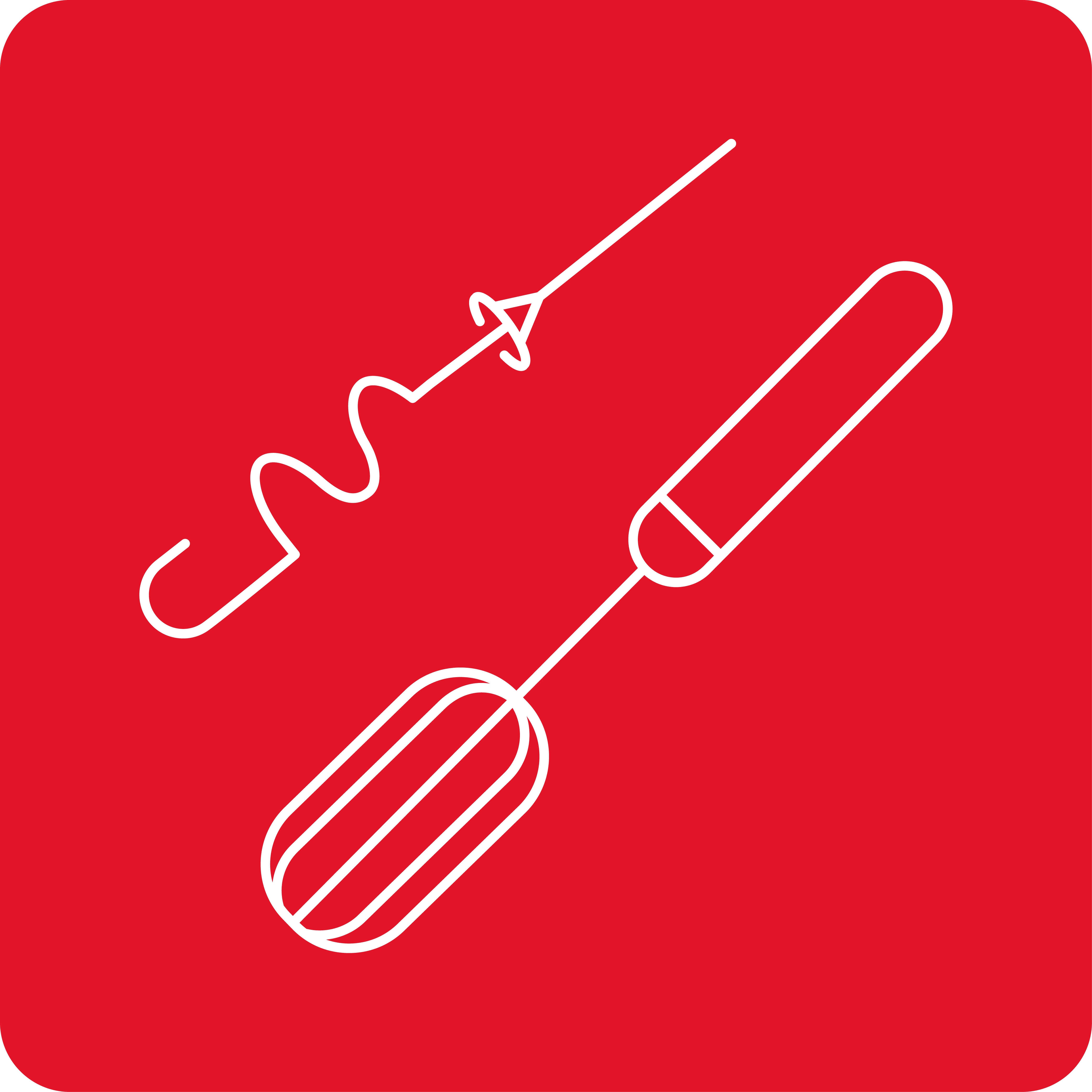 Stainless-steel whiskers and hooks 