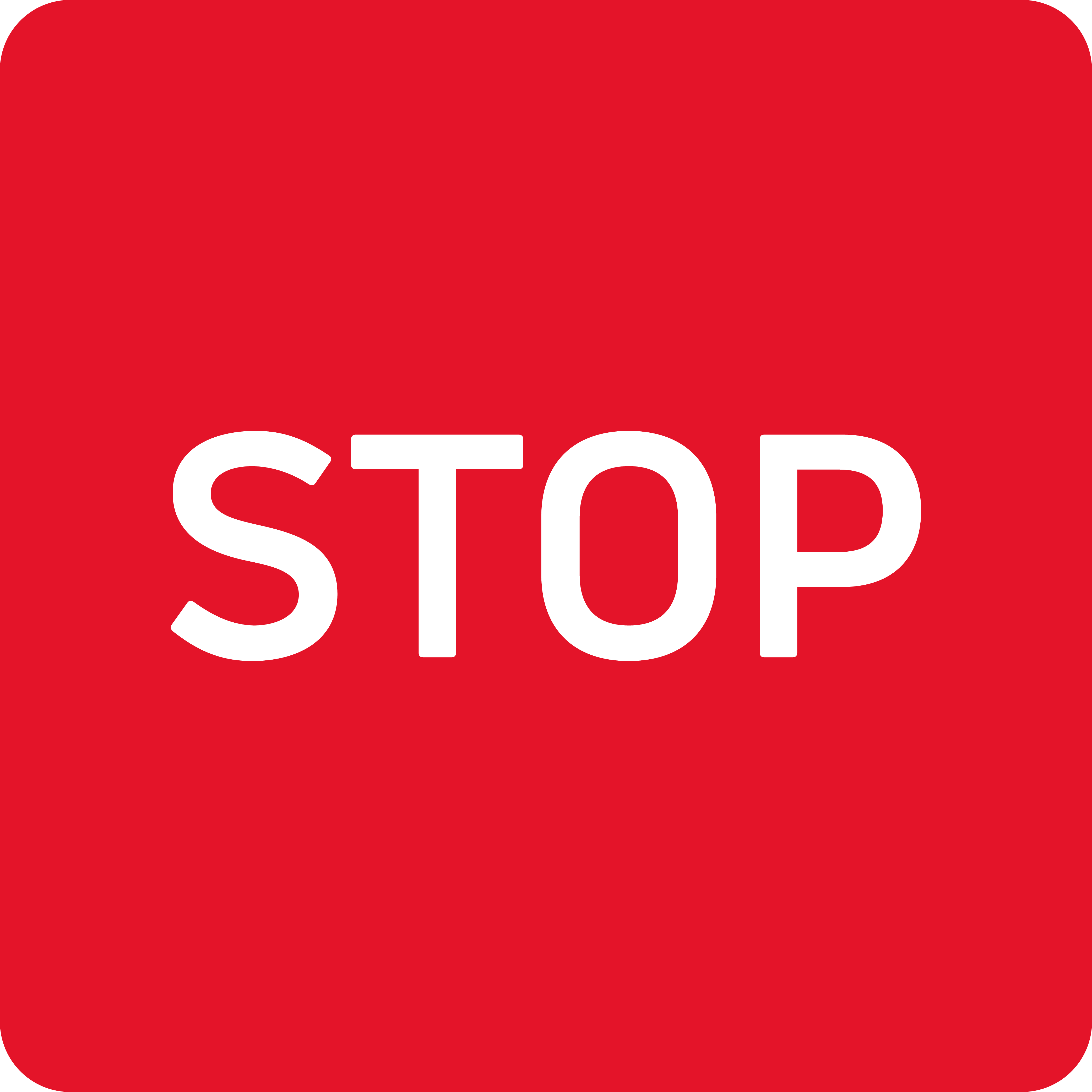 Stop button